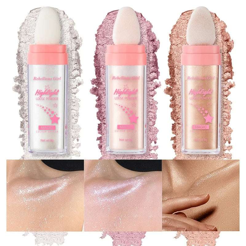 Fairy Shimmer Highlighter Powder-Glitter Wand