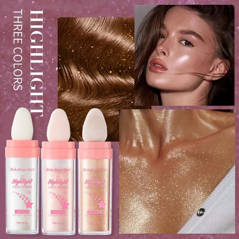 Fairy Shimmer Highlighter Powder-Glitter Wand